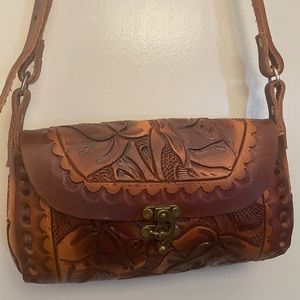 Brown Leather Detailed Bag
